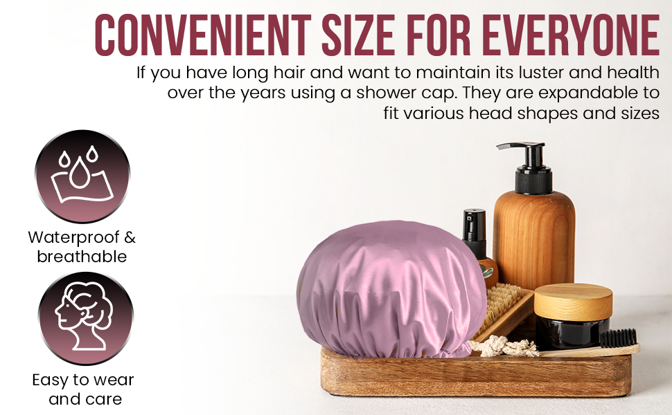 Glamza Luxury Shower Caps