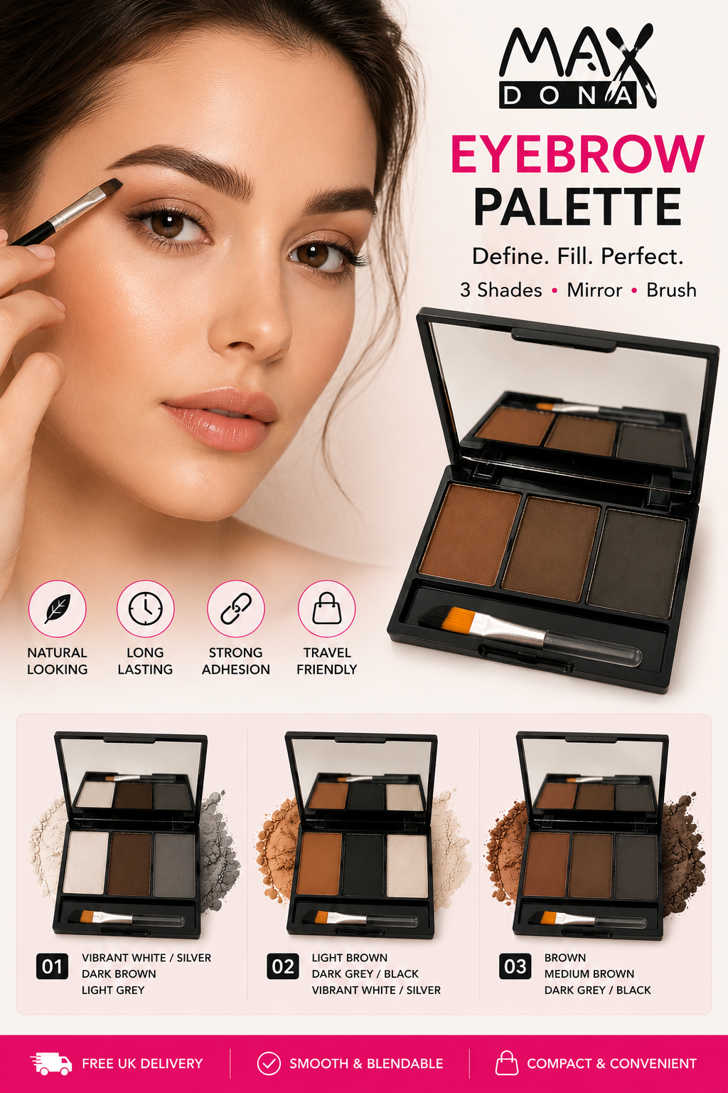 Maxdona Eyebrow Palette Shade 1
