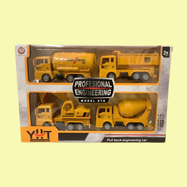 Children's Car Truck Vehicle Series - Pull Back Function - Toys - 7 Types!!