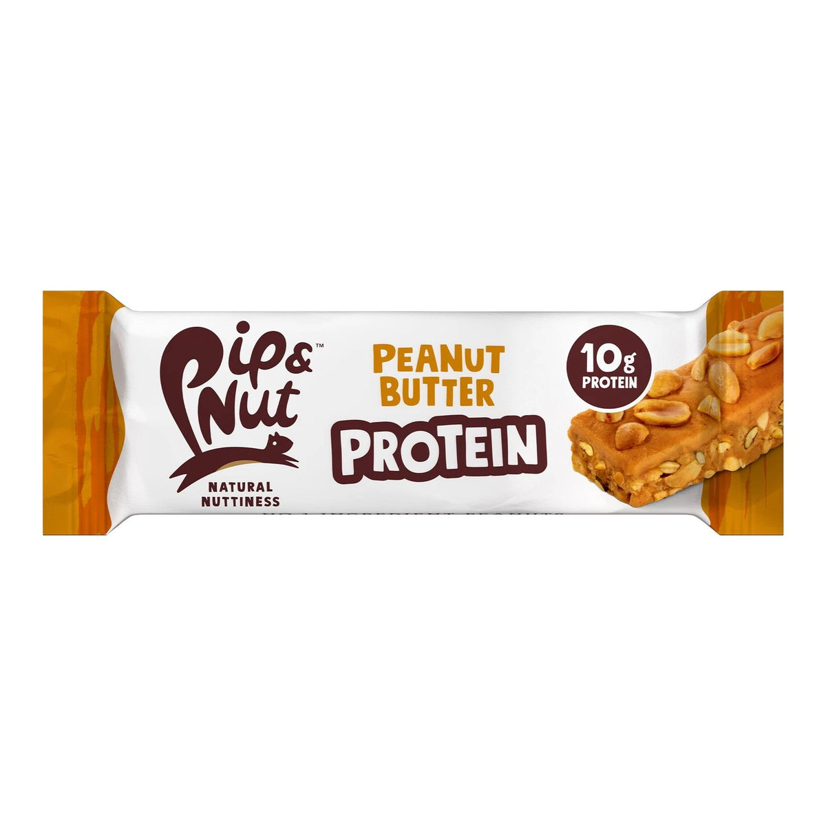 Pip & Nut Protein Bars, Peanut Butter, 15 x 46g | Source Of Fibre, Source Of Protein, No Palm Oil, Vegan