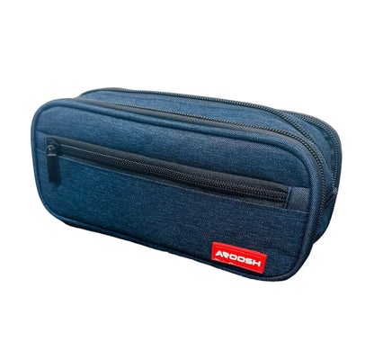 Aroosh Triple Pocket Zipped Pencil Case