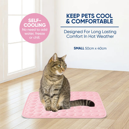 Generise Pet Cooling Mat 50cm x 40cm - Pink