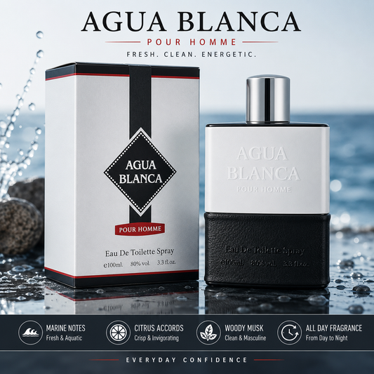 AGUA BLANCA Men's Eau de Toilette Spray 100ml
