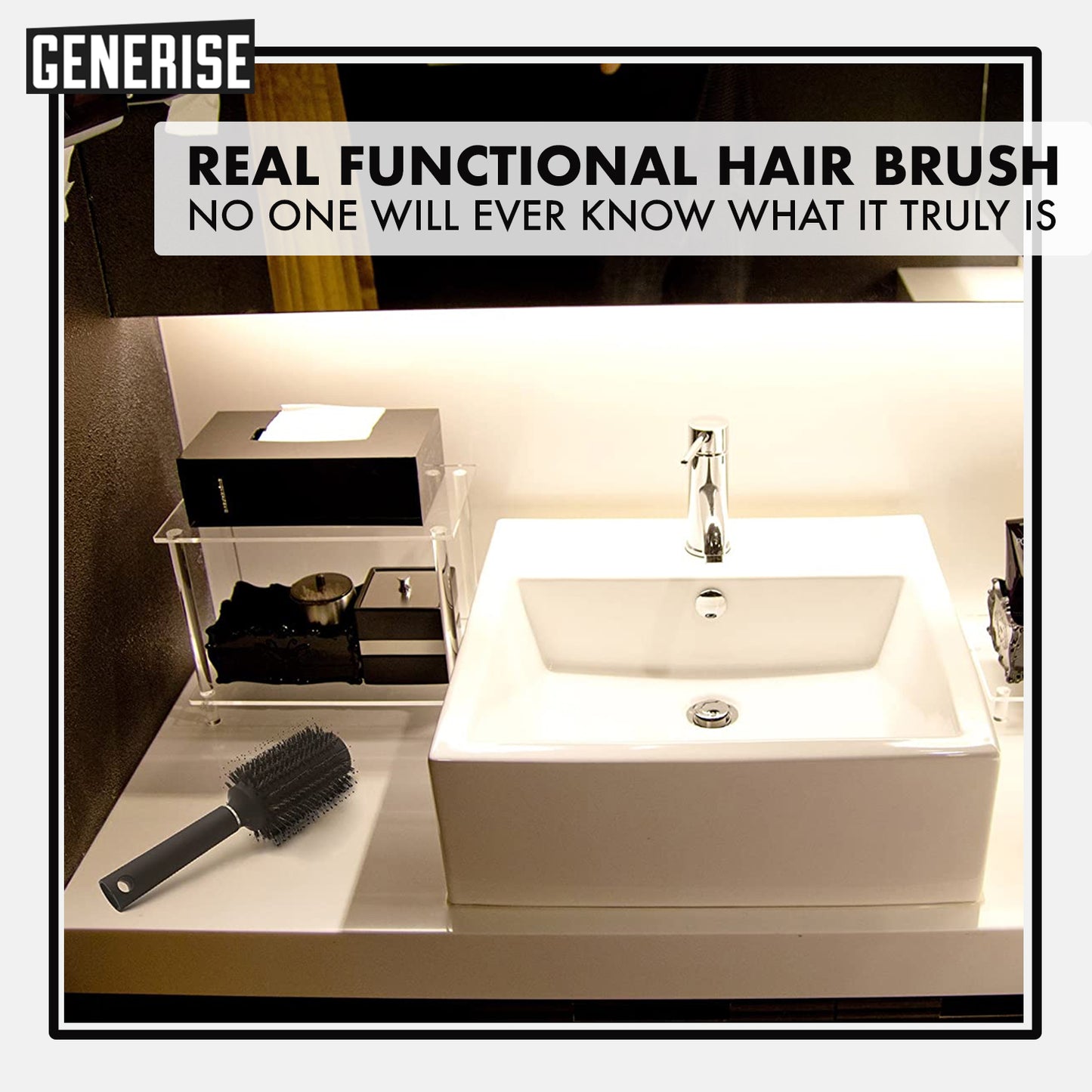 Generise 'Secret Stash' Hair Brush