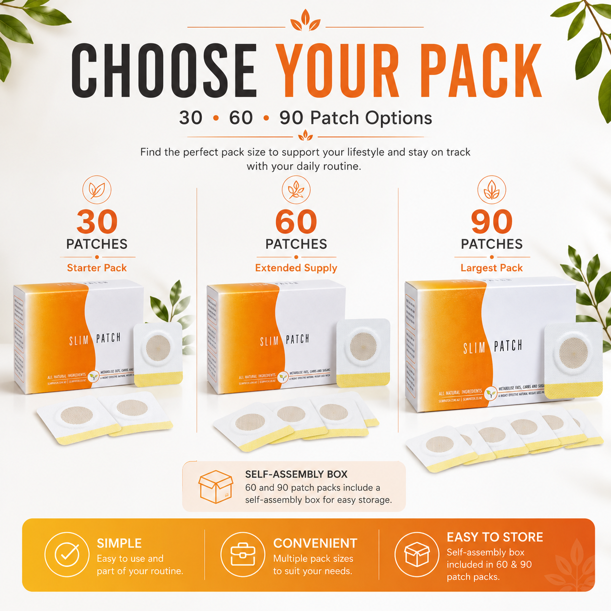 Slimming Patches x30 Pack