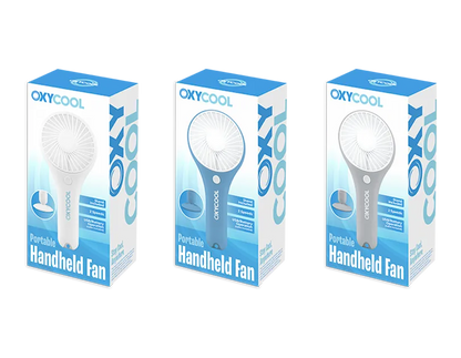 Oxycool Battery/ USB Powered Portable Handheld Fan