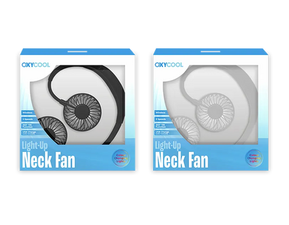 Oxycool Portable Neck Fan With Lights