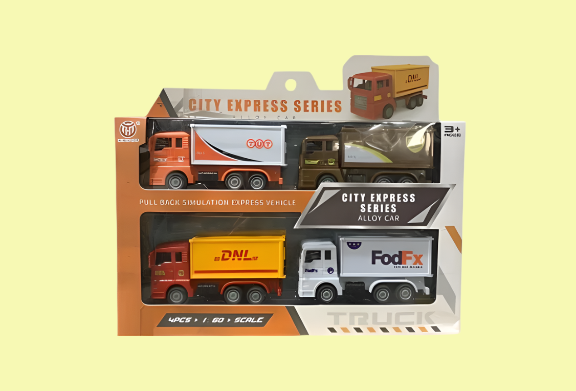 Children's Car Truck Vehicle Series - Pull Back Function - Toys - 7 Types!!