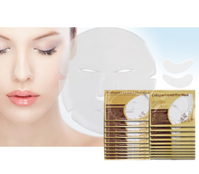 Load image into Gallery viewer, Global Hyaluronic White Collagen Face Masks