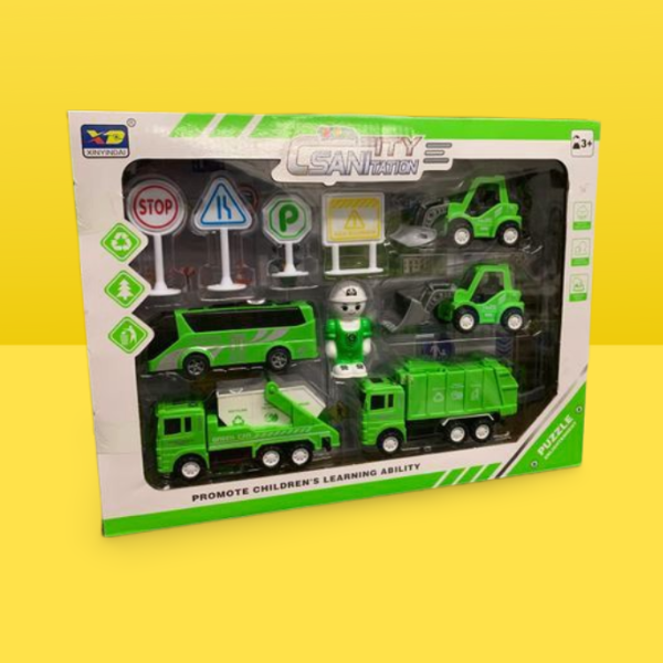 10pc Children's City Sanitation Set - Toys