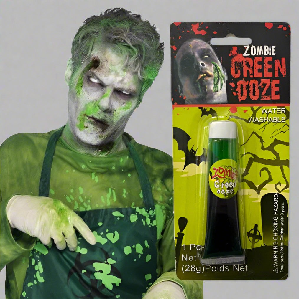 Halloween Zombie Green Ooze – 28ml (Water Washable)