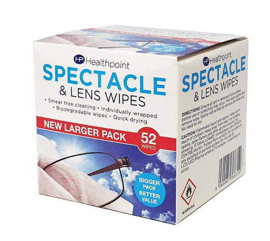 HP Spectacle Wipes 52pk