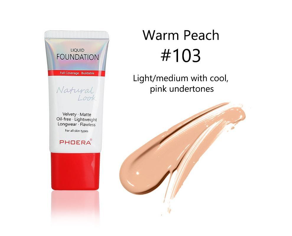 Phoera Liquid Foundation Tube Packaging