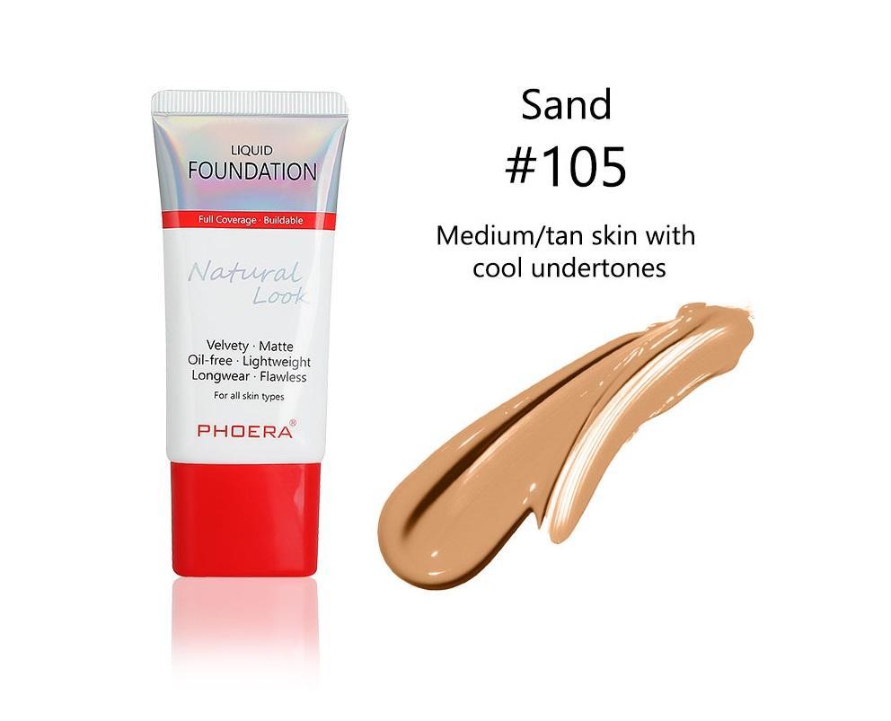 Phoera Liquid Foundation Tube Packaging