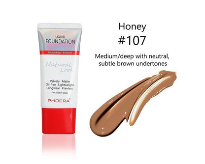 Phoera Liquid Foundation Tube Packaging