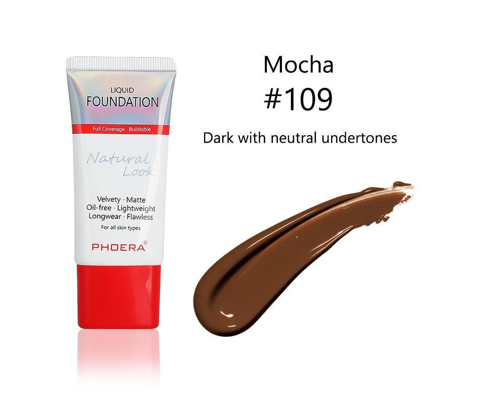 Phoera Liquid Foundation Tube Packaging