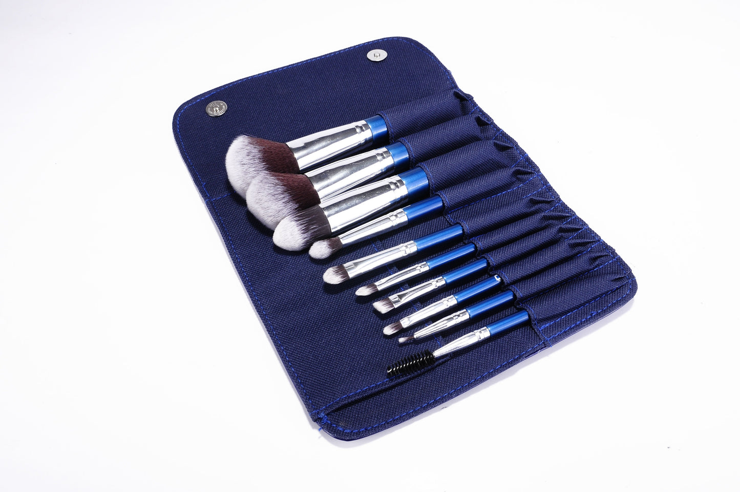 10pc IB Professional Brush Set With Blue Carry Case