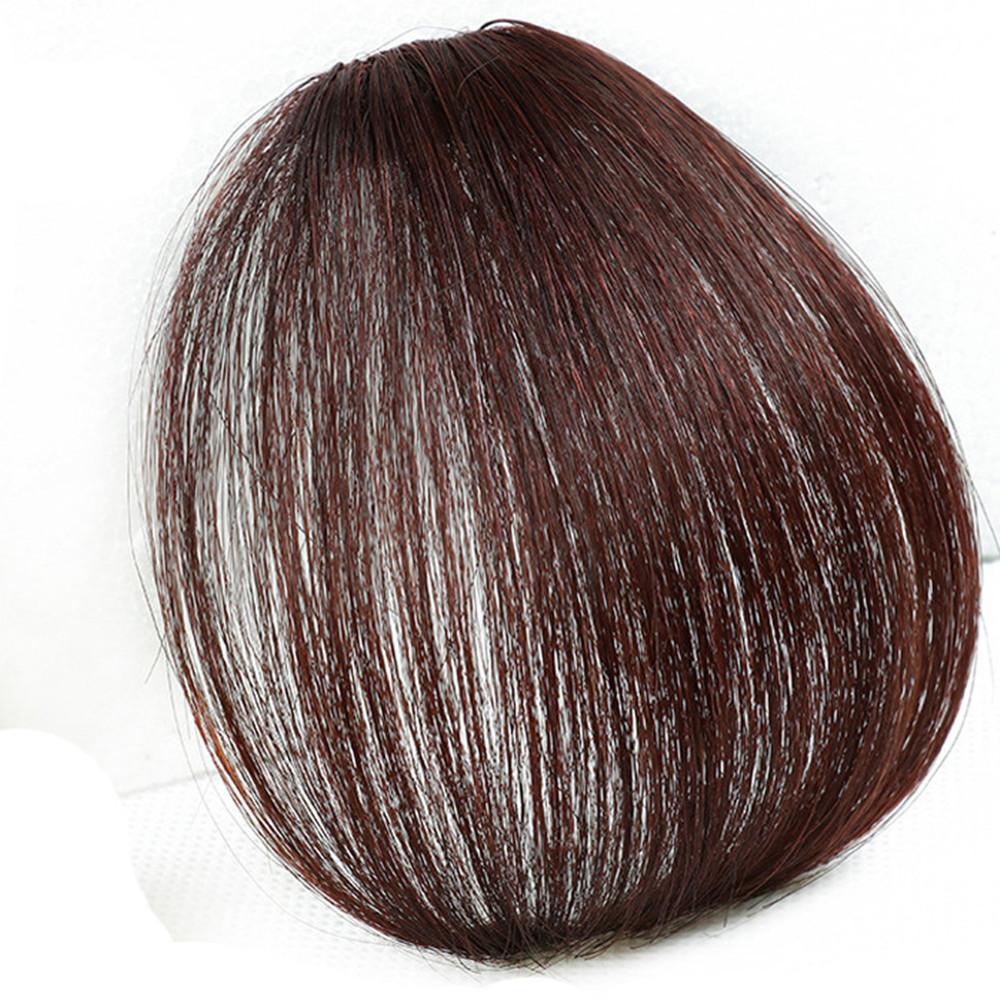 Glamza Clip In Hair Bangs With & Without Sideburns - Thinner Hair