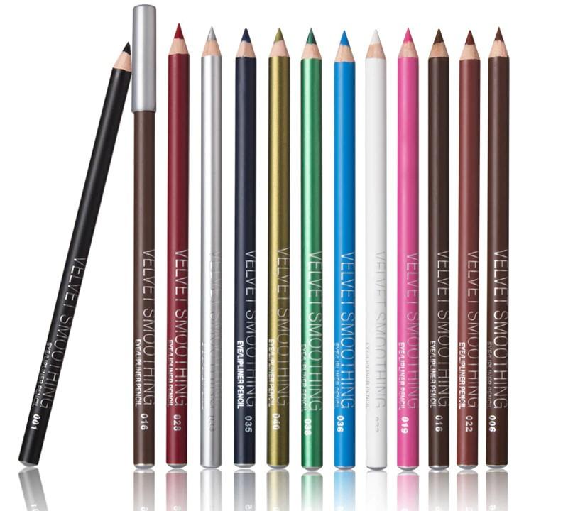 Glamza 12pc Velvet Smoothing Lip Liner and Eyeliner Pencils