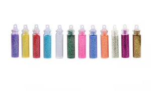 Glamza 12 Mini Glitter Bottles
