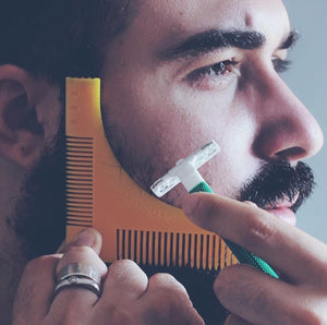 Groomarang Beard Shaping & Styling Template Comb