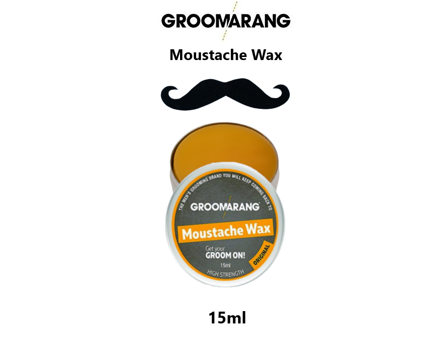 Groomarang Original Moustache Wax 15ml & 30ml