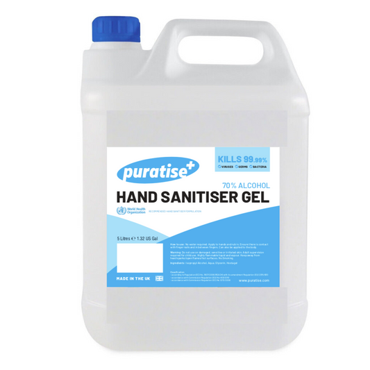 Puratise 5 Litre Hand Sanitiser Gel