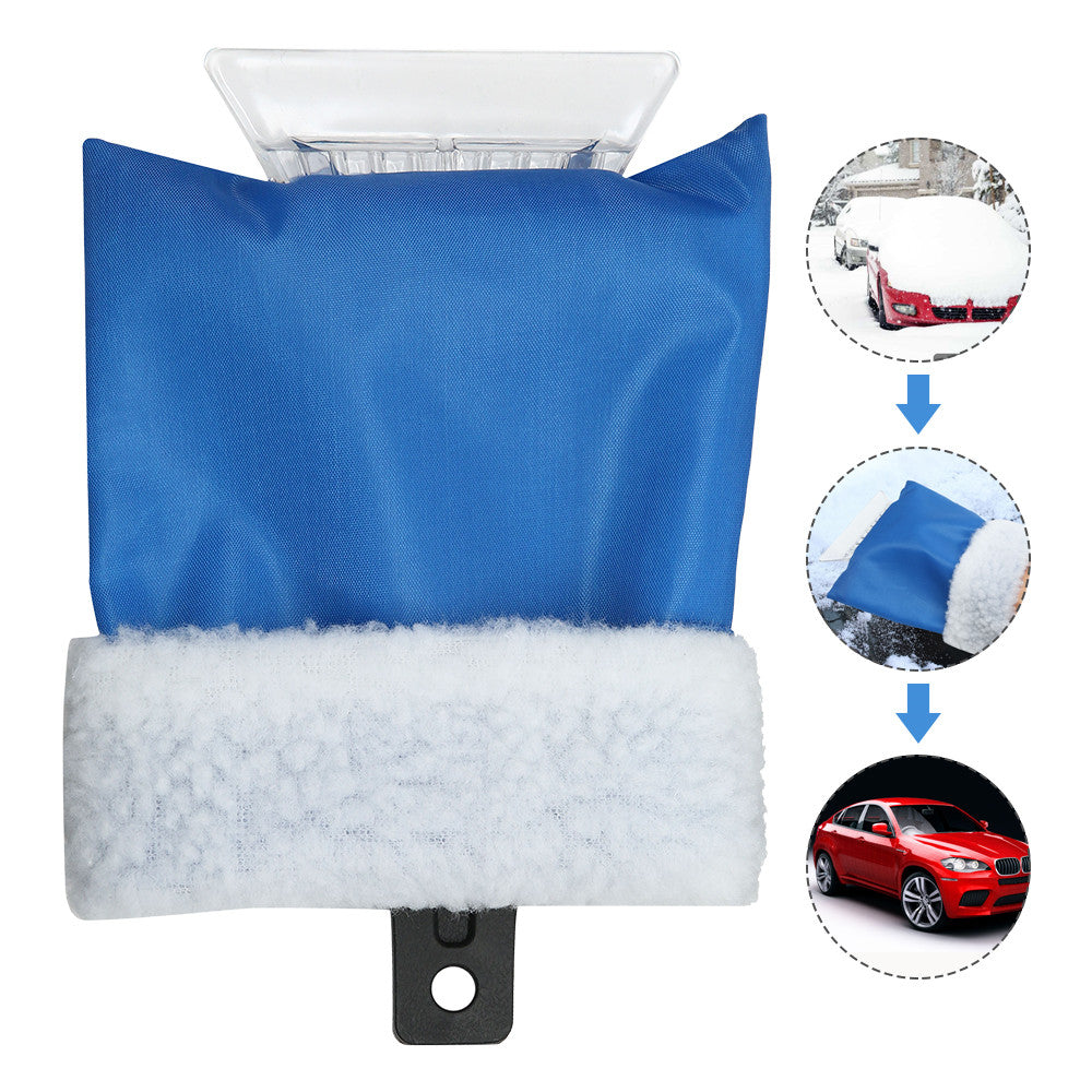 Generise Warm Hand Mitt Ice Scraper - Blue