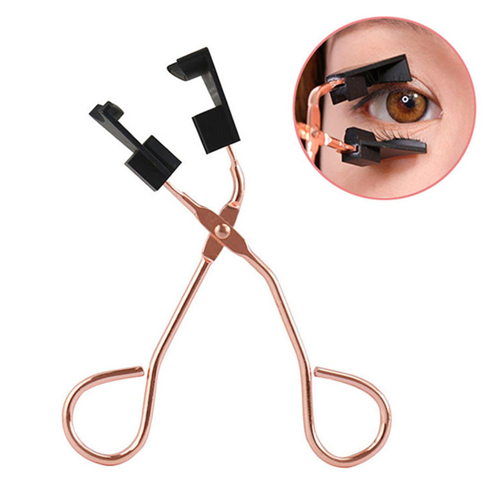 Glamza Magnetic Eyelash Applicator Tweezer- Rose Gold
