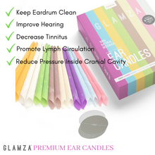 Load image into Gallery viewer, Glamza Premium Ear Candles - 16 Candles with Ear Protection Discs