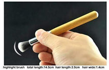Load image into Gallery viewer, 11pc Luxury Bamboo Makeup Brushes with Pouch