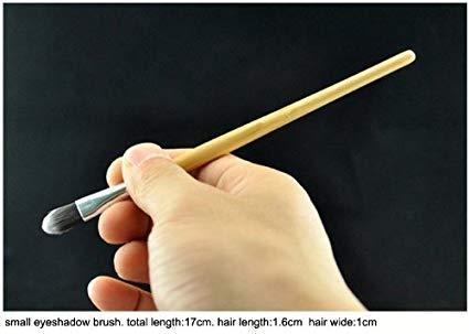 11pc Luxury Bamboo Makeup Brushes with Pouch