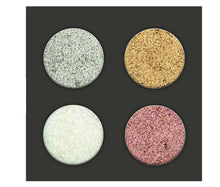 Load image into Gallery viewer, 4pc Glitter Eyeshadow Palette
