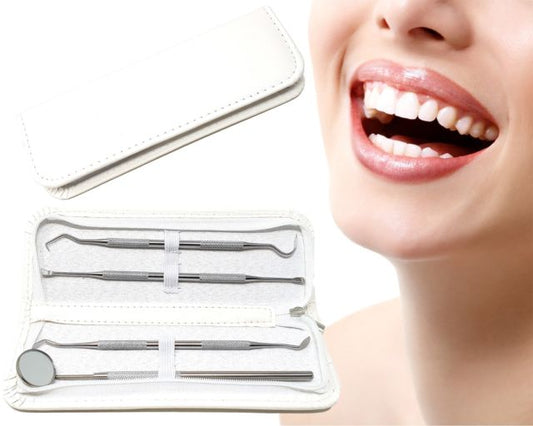 Glamza 4pc Dental Kit with Carry Case