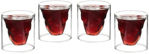 Generise 350ml Skull Decanter with 6 x 75ml Skull drinking glasses 75ml