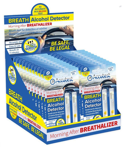Accutest Alcohol Disposable Breathalyser (Twin pack)