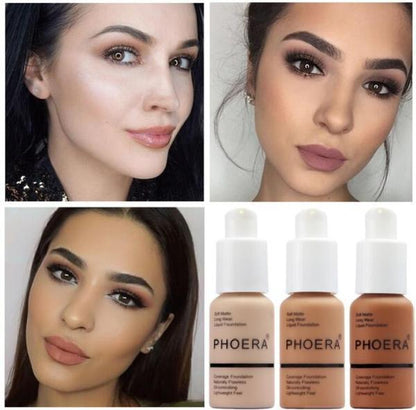 Phoera Flawless Matte Liquid Foundation (10 Shades Available - Select in Dropdown)