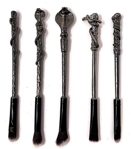 Harry Potter Inspired 5pc Snakehead Make Up Brush Set