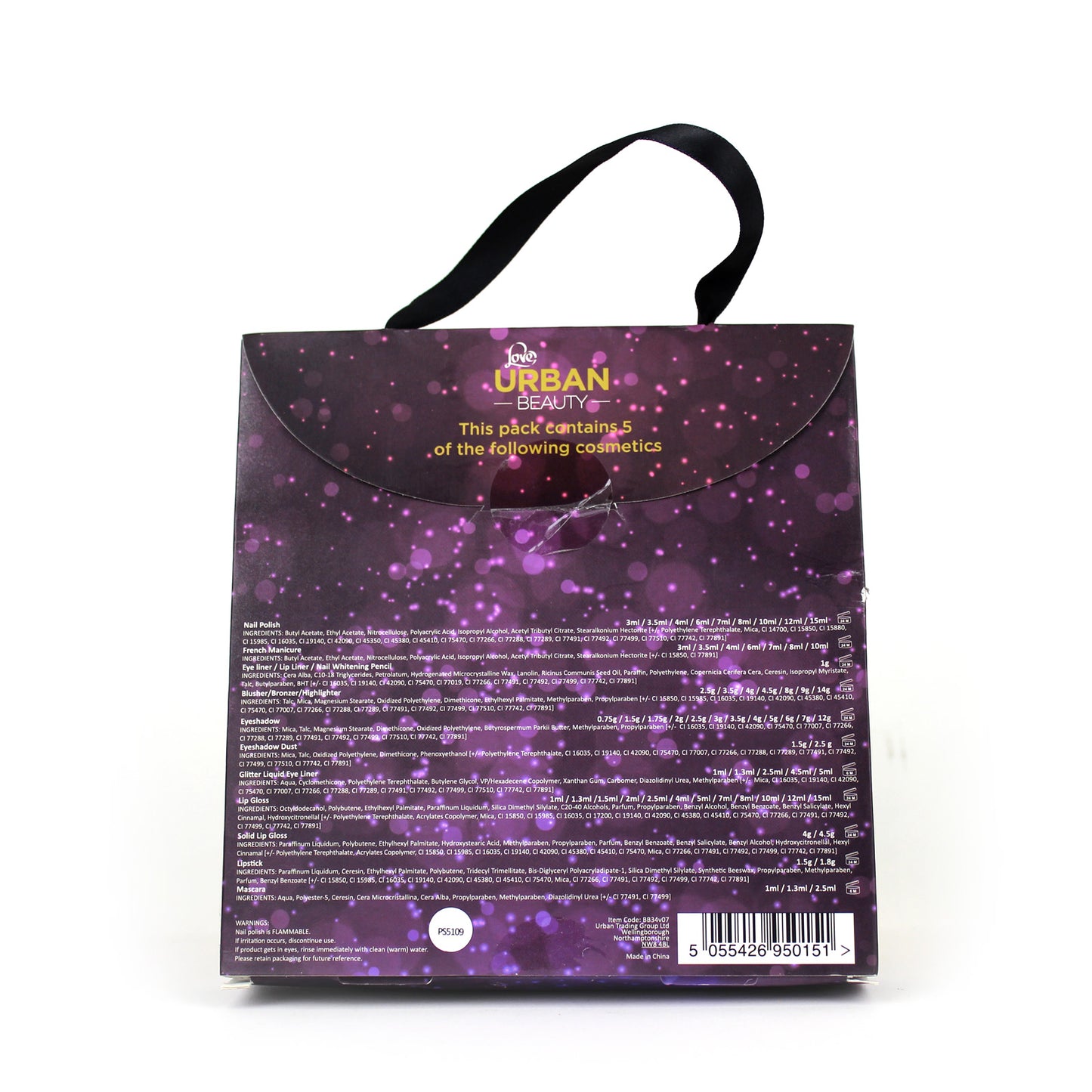 Urban Beauty 5pc Lucky Dip Bag