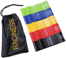 Load image into Gallery viewer, Generise 5pc Resistance Bands with Carry Bag
