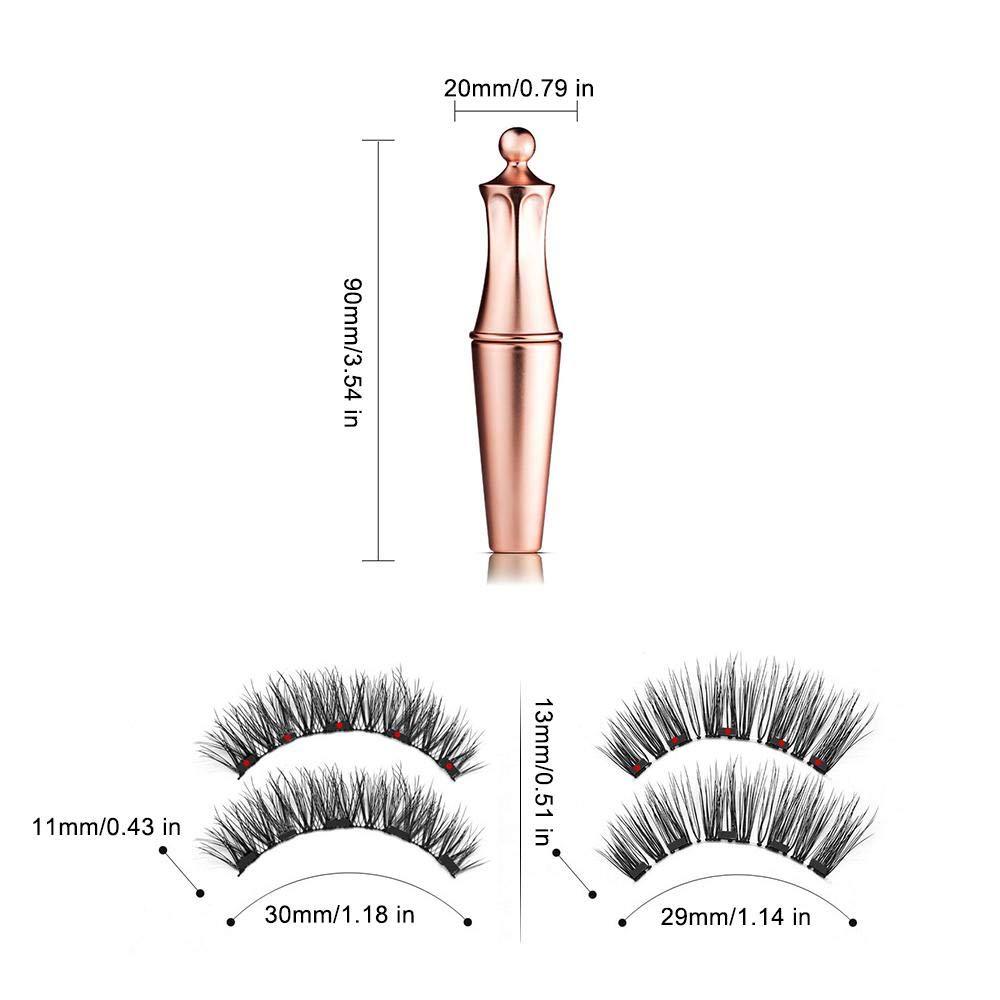 Glamza Magnetic Eyeliner, Eyelash & Tweezer Set