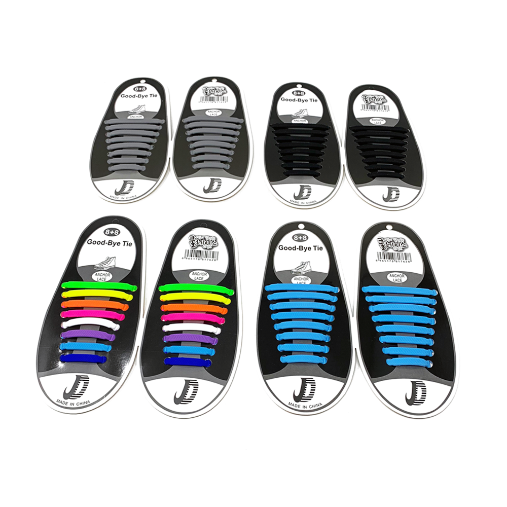 Generise Goodbye Tie Silicone Laces