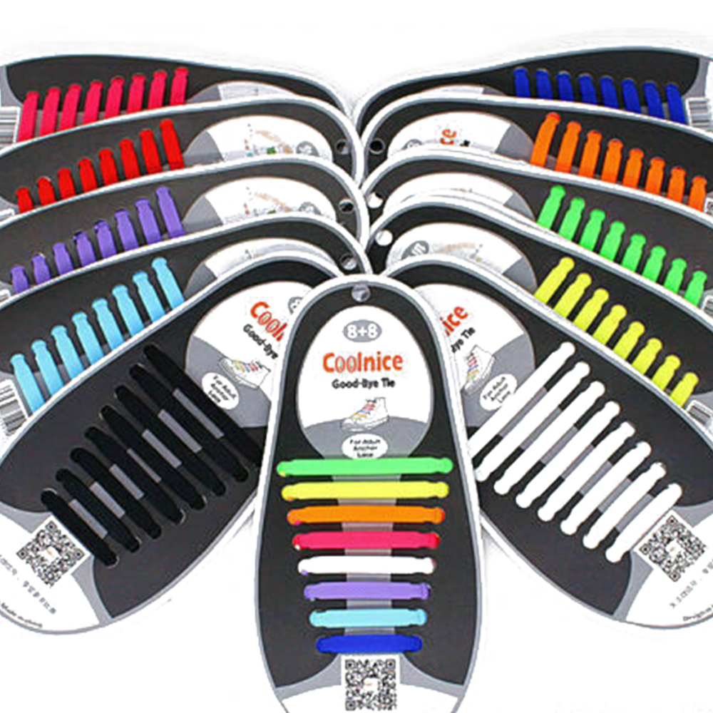 Generise Goodbye Tie Silicone Laces