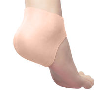 Load image into Gallery viewer, Glamza Silicone Gel Heel Socks- ONE PAIR
