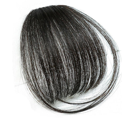 Glamza Clip In Hair Bangs With & Without Sideburns - Thinner Hair