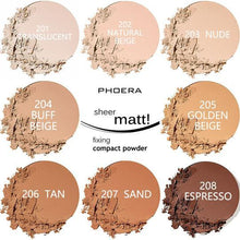Load image into Gallery viewer, PHOERA Sheer Matte Compact Foundation Powder