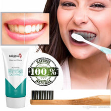 Load image into Gallery viewer, Infinitive Beauty Rise And Shine Activated Bamboo Charcoal Whitening Toothpaste