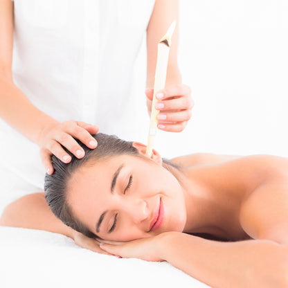 Glamza Premium Ear Candles - 16 Candles with Ear Protection Discs