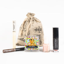 Load image into Gallery viewer, Glamza 5pc Lucky Dip Hessian Beauty Bag