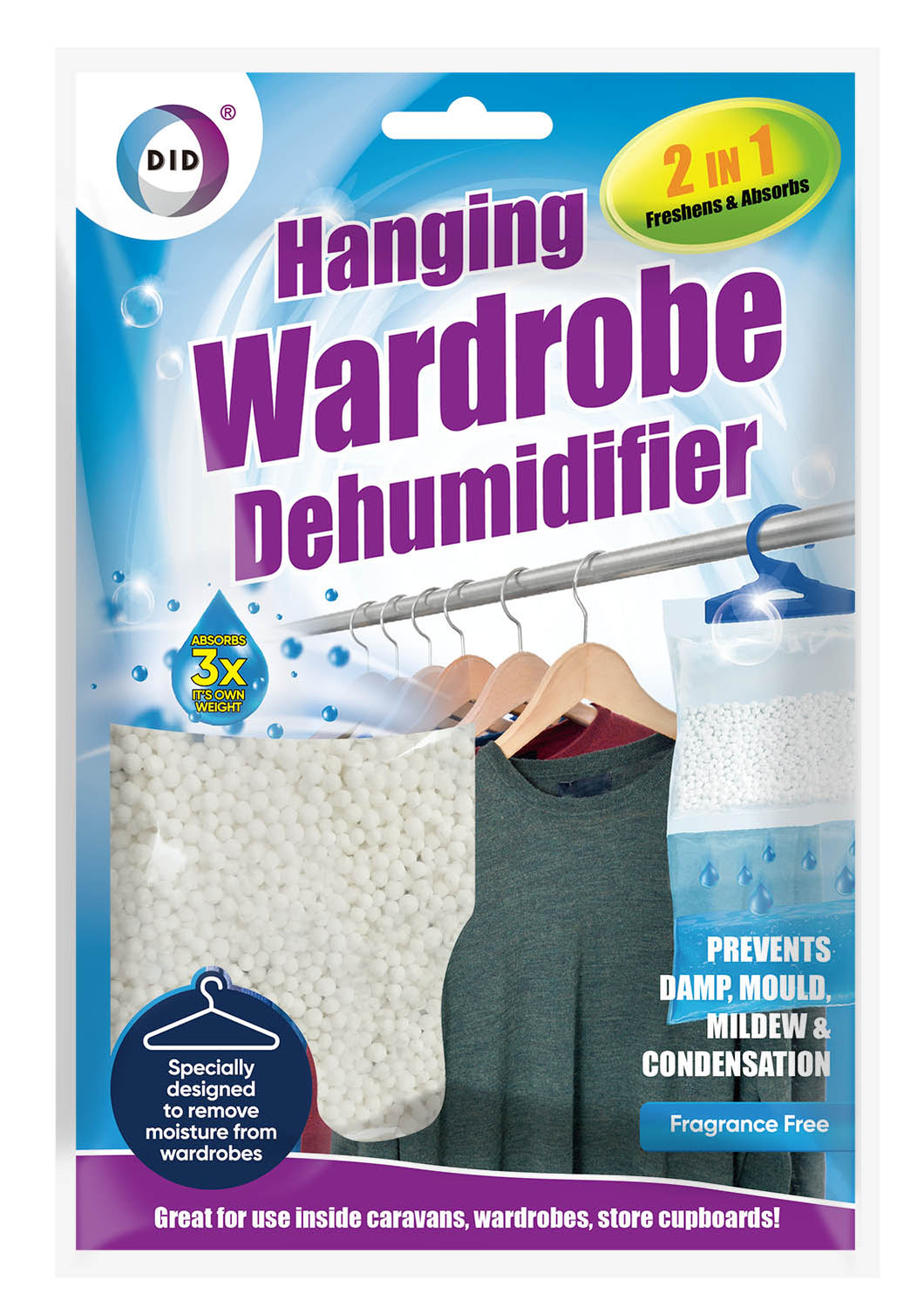 Generise Hanging Wardrobe Dehumidifier